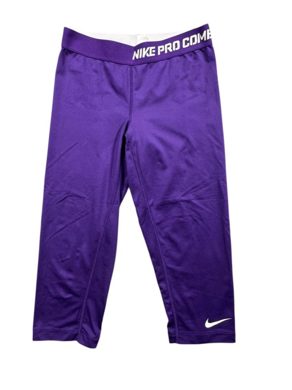 Nike Pro Combat Purple Compression Active Leggings XS | GUC